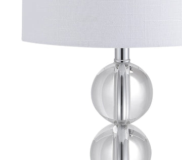 Brooklyn 17.5" Crystal LED Table Lamp - JONATHAN Y